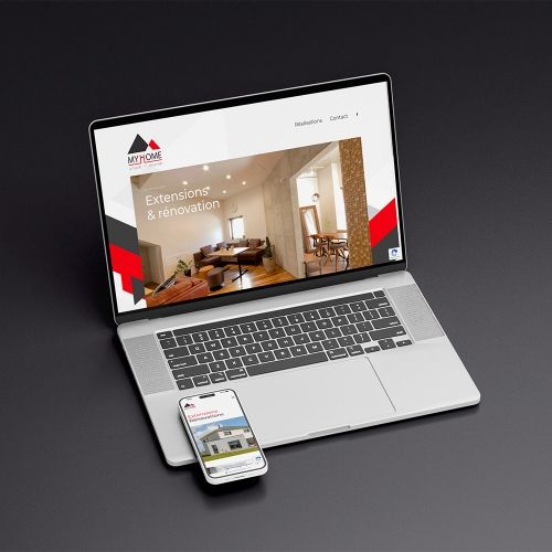 Création du site internet My Home Extension
