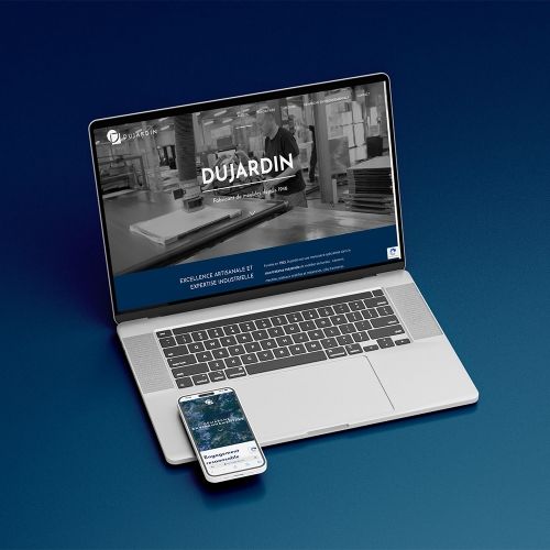 Site internet pour fabricant de meubles – Dujardin SA