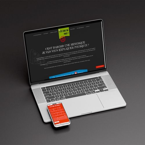 Création du site internet C’est quoi ton truck By Alexann