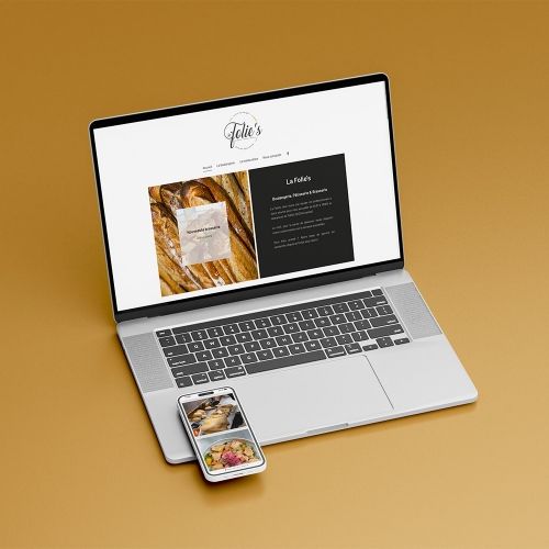 Création du site internet de la Boulangerie La Folie’s